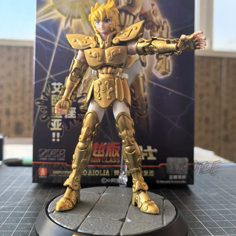 In Stock Saint Seiya Super Edition Aries Mu Leo Aiolia Scorpio Milo Action Figure Desk Decor Trendy Fashion Toy Birthday Gift