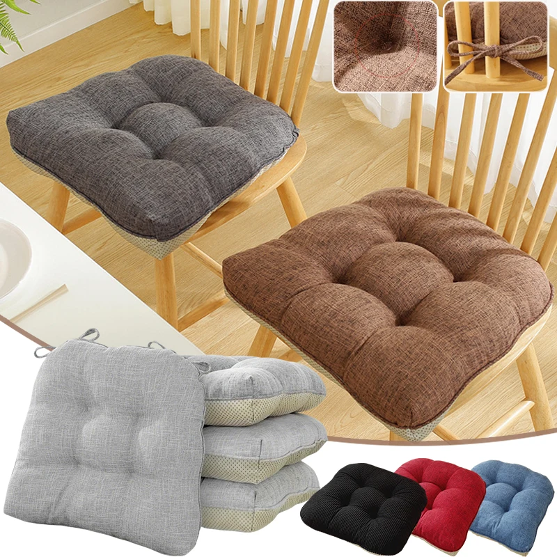 

Non-slip Thicken Dining Chair Cushion Solid Super Soft Ground Buttocks Bedroom Bay Window Tatami Stool Cushion Подушка На Стул