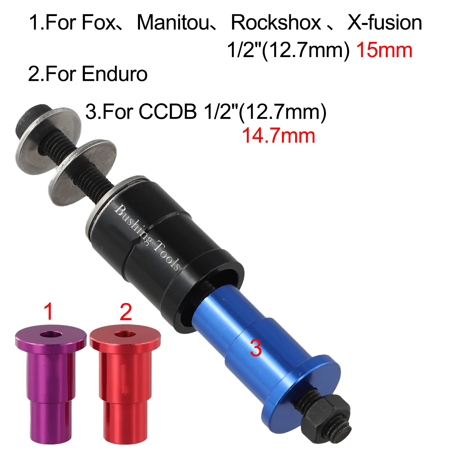 

Shock Absorber Installation Bushing Tool Big Head Bushing Installation Tool 45g Weight Aluminum Alloy Construction