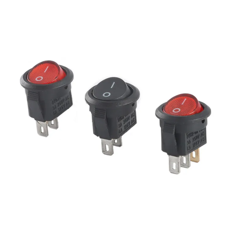 KCD11 Boat Rocker 2/3Pin 2Pos 3A 6A Silver Contact Power Switch Industrial Equipment Control Modification Household Appliance
