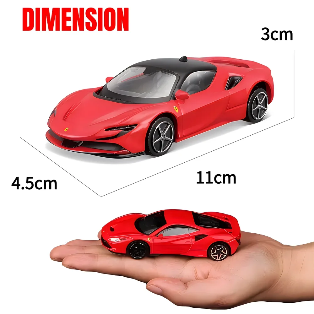 Bburago 1:43 Ferrari Portofino Replica Car Model Official Licensed 458 488 Enzo Diecast Miniature Art Boutique Xmas Kid Boy Toy