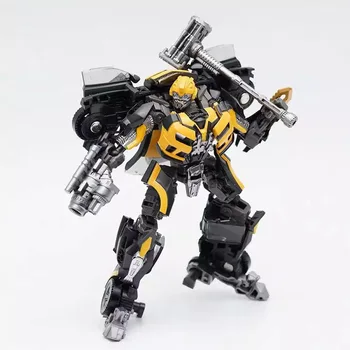 In Stock Transformation Toy 8803B Dark Bumblebee Warrior War Hammer Brave Bee Robot Figure Model Collection Gift Animation