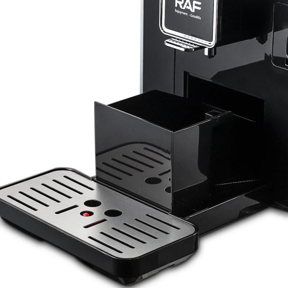 RAF-Cafetera Inteligente totalmente automática, máquina de café expreso, capuchino, Latte, con tanque de leche