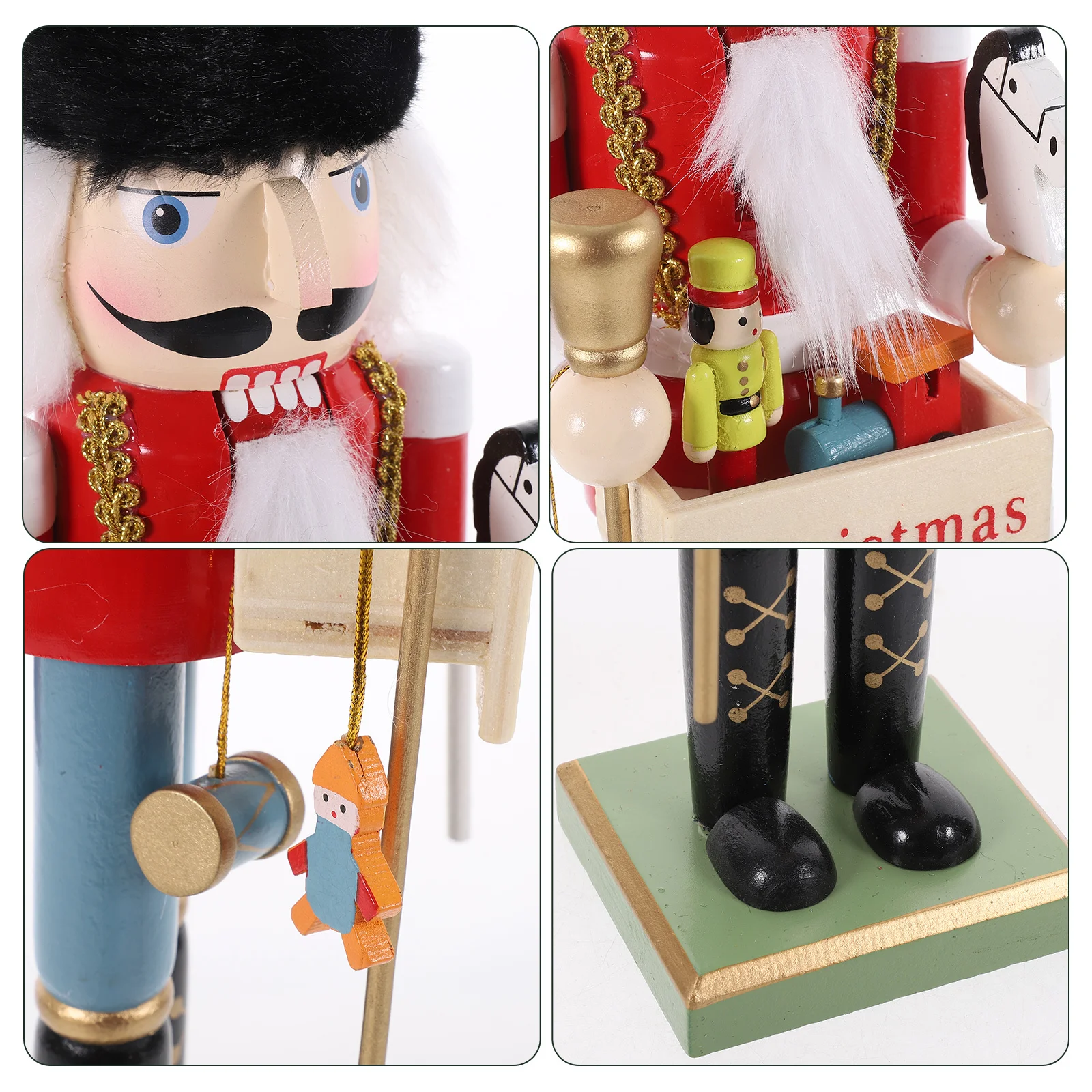 

Christmas Nutcracker Decor Holiday Unique Ornament For Xmas Party Home Living Room Desktop Nutcracker Figures Gift