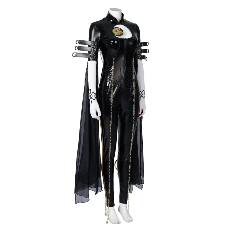 Game Bayonetta Cosplay Costume Outfits Halloween Carnival Party Suit  For Women Girls