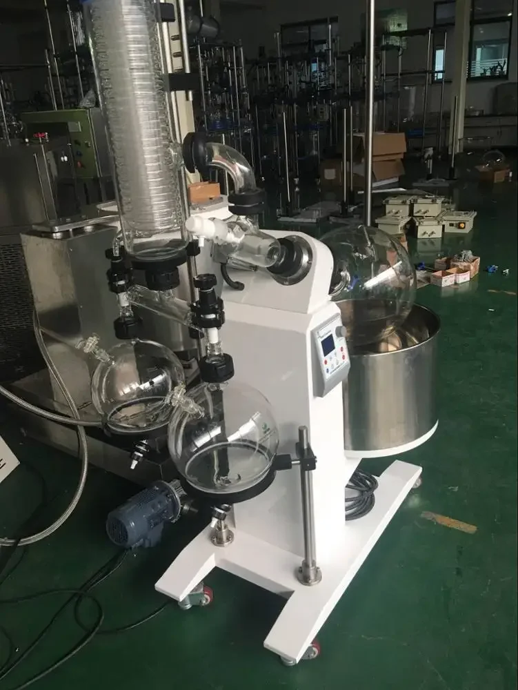 ethanol distillation column vacuum rotary evaporator 50l for lab solvent recovery