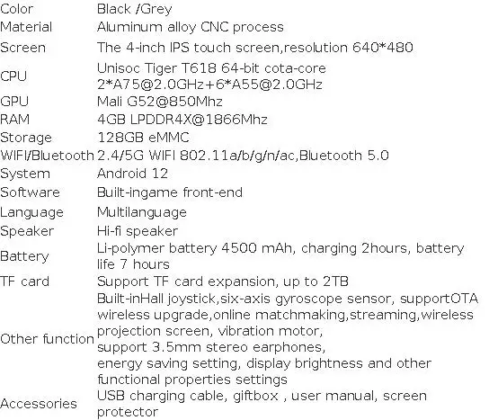 Anbernic RG405M Metal Handheld Game Console Android 12 System Unisoc Tiger T618 4 Inch IPS Screen Game Player Support OTA Update