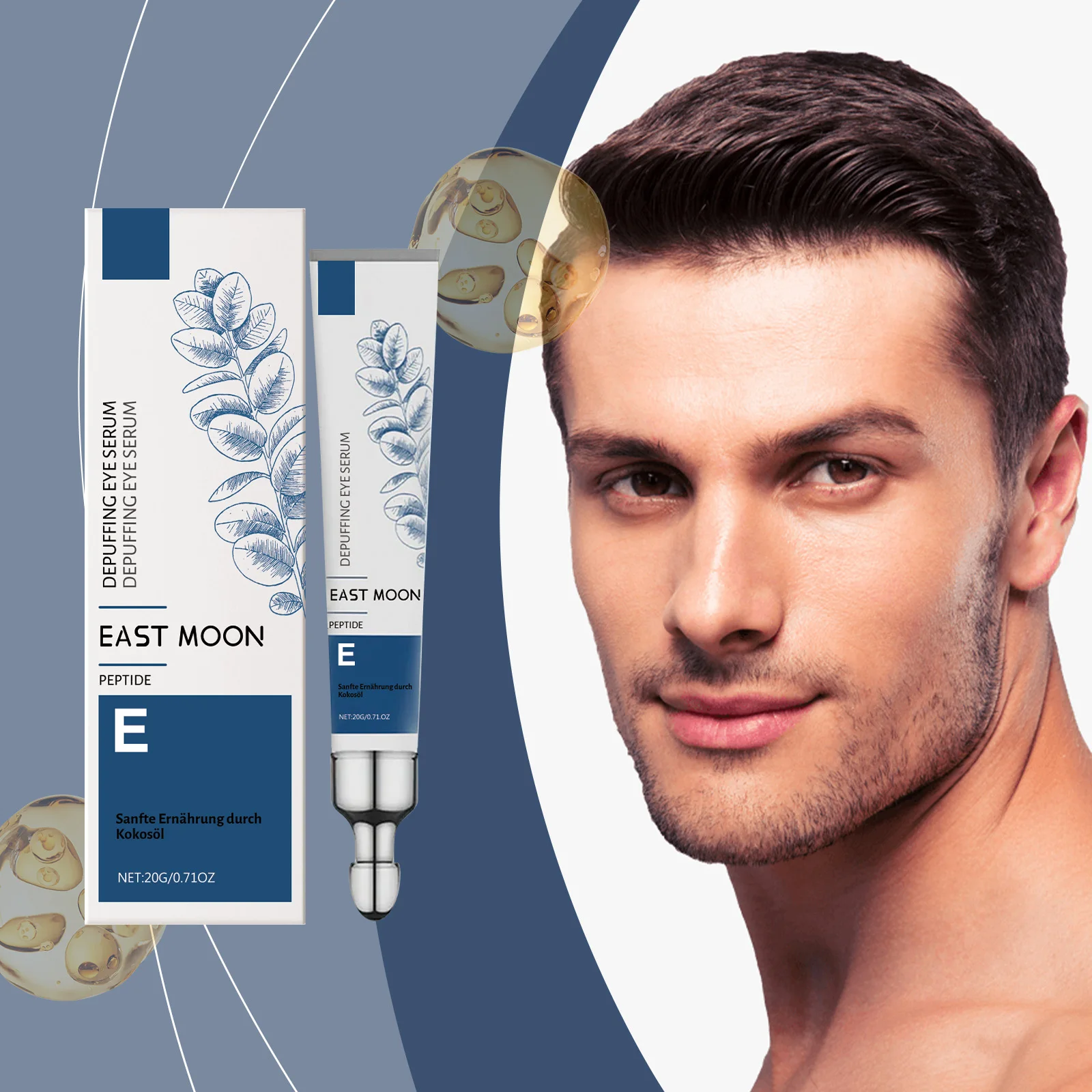 

Мужской увлажняющий крем для глаз East Moon «все в одном»: увлажняет, уменьшает тонкие линии, успокаивает кожу глаз — все уход за глазами в одной бутылке