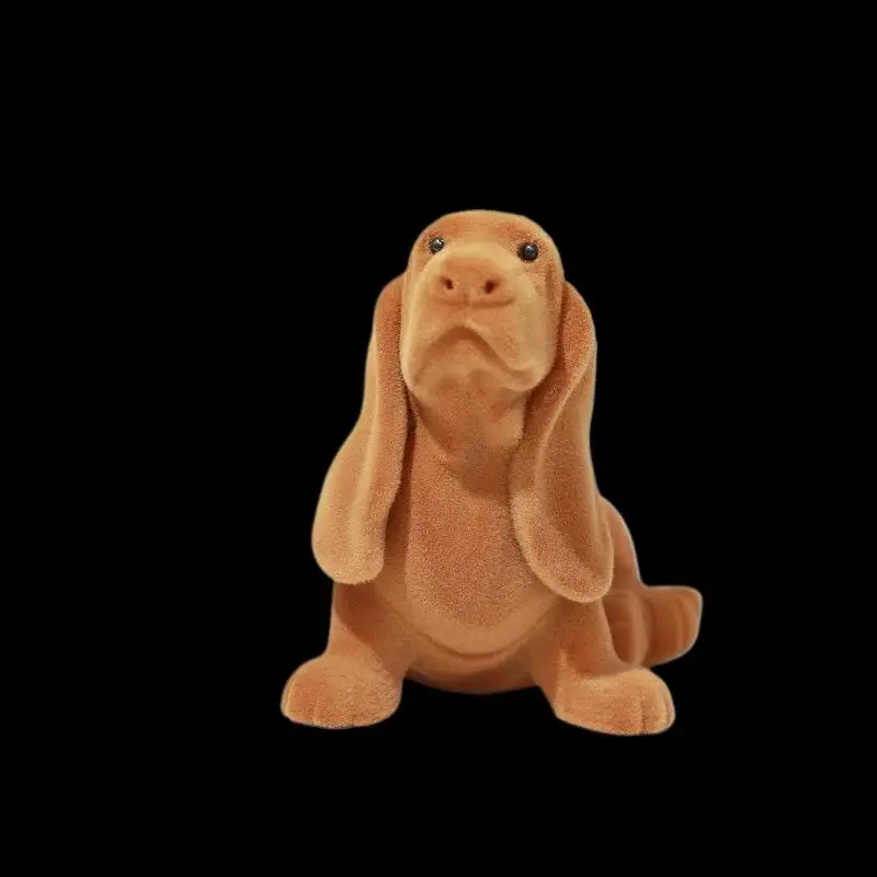 1Pcs Cute Animal Brown Puppy Wedding Ring Box Storage Case Velvet Jewelry Box Organizer Earring Necklace Display Packaging Gift