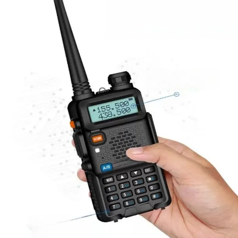 for Walkie Talkie Type C Wireless Copy Frequency AM FM Long Range Portable Two Way Radio