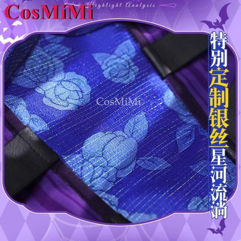 CosMiMi Hot Game Aikatsu Todo Yurika Costume Cosplay gorsous dolce gotico abito formale festa di carnevale gioco di ruolo abbigliamento S-XL