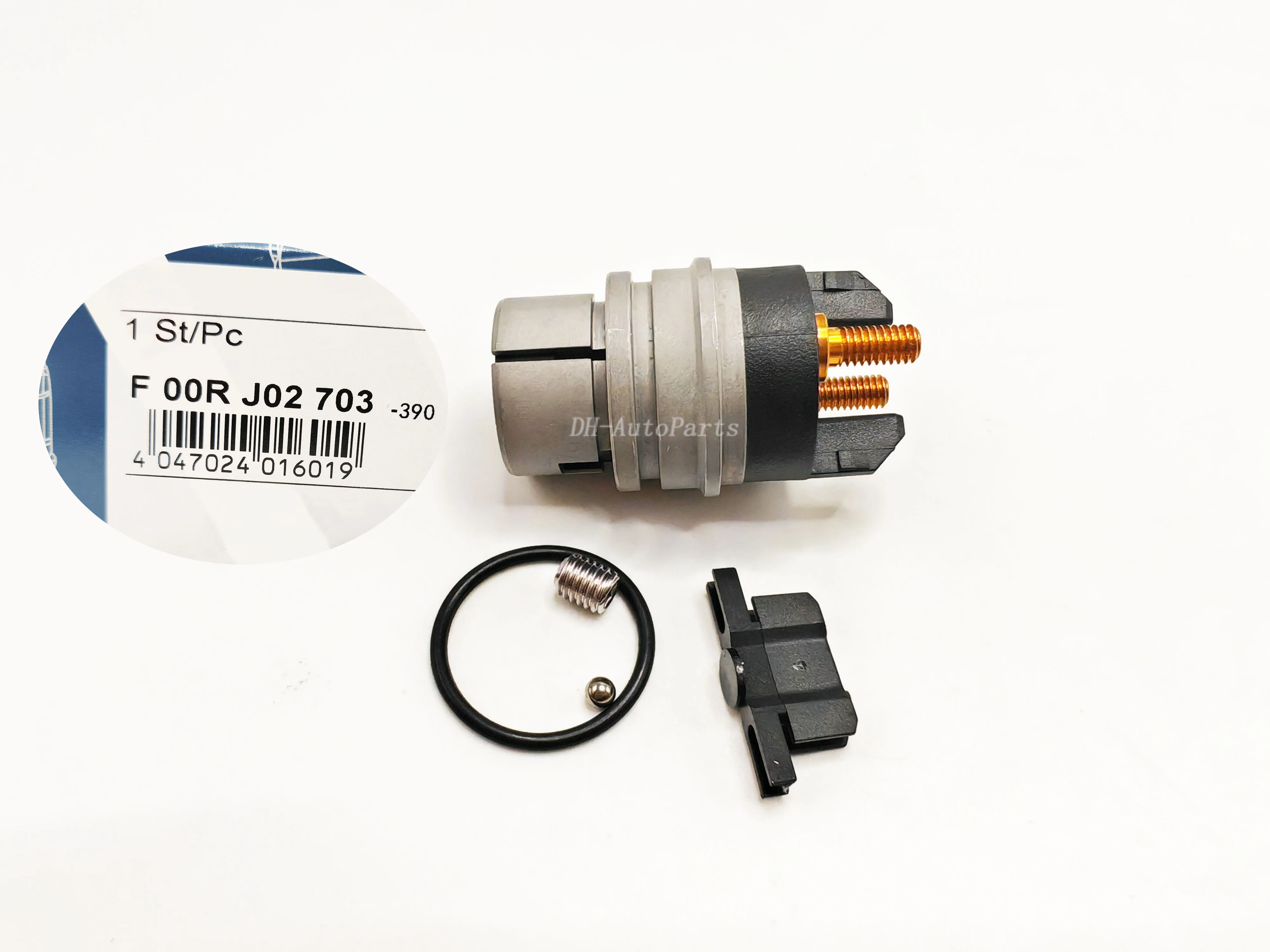 F00RJ02703 NUEVO Kit de reparación de distribuidor de solenoide de inyector de riel Válvula dosificadora de combustible 0445120078 0445120081 0445120083 /86