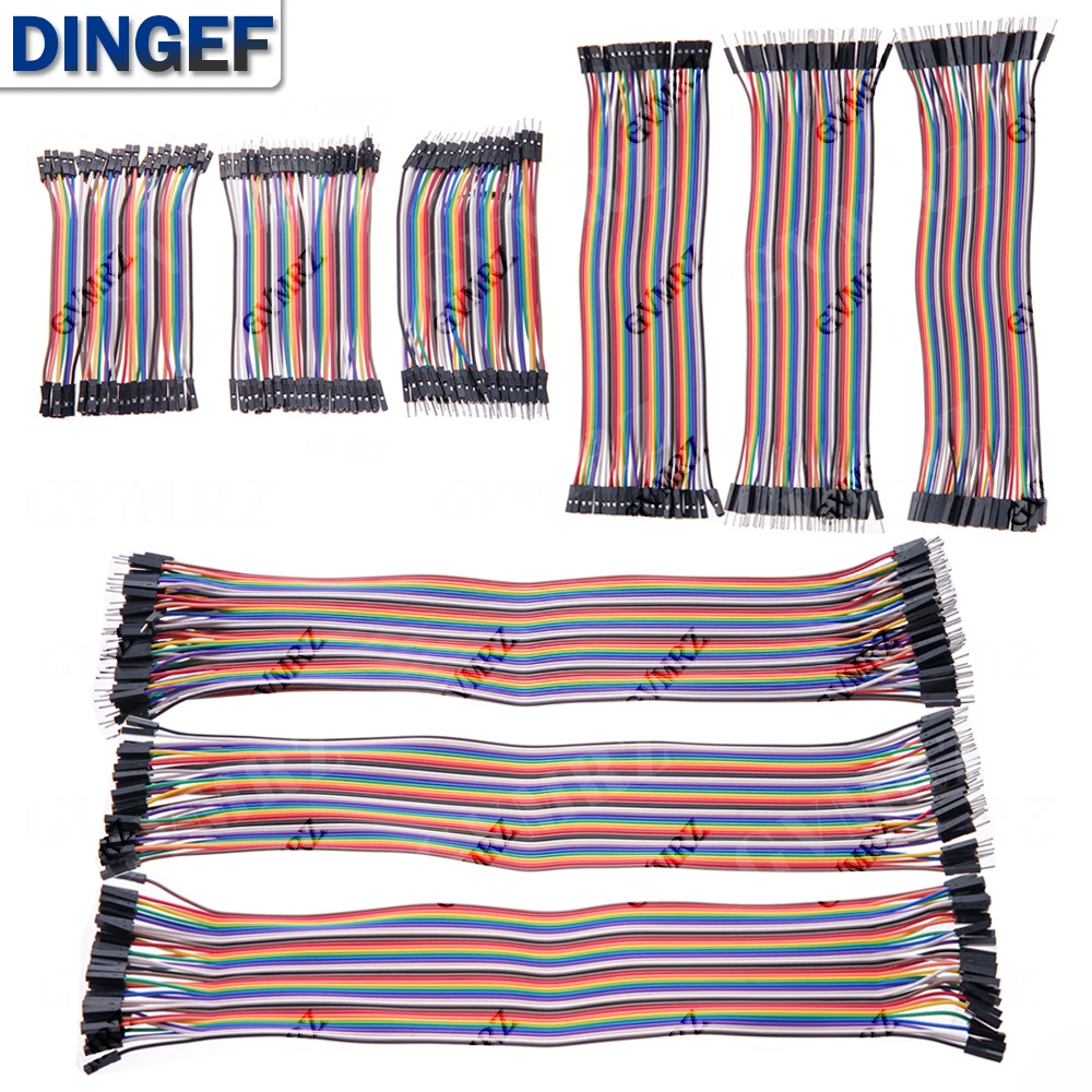 Dupont Line 10CM 20CM 30CM 40Pin Male to Male + Male to Female and Female to Female Jumper Wire Dupont Cable for Arduino DIY KIT