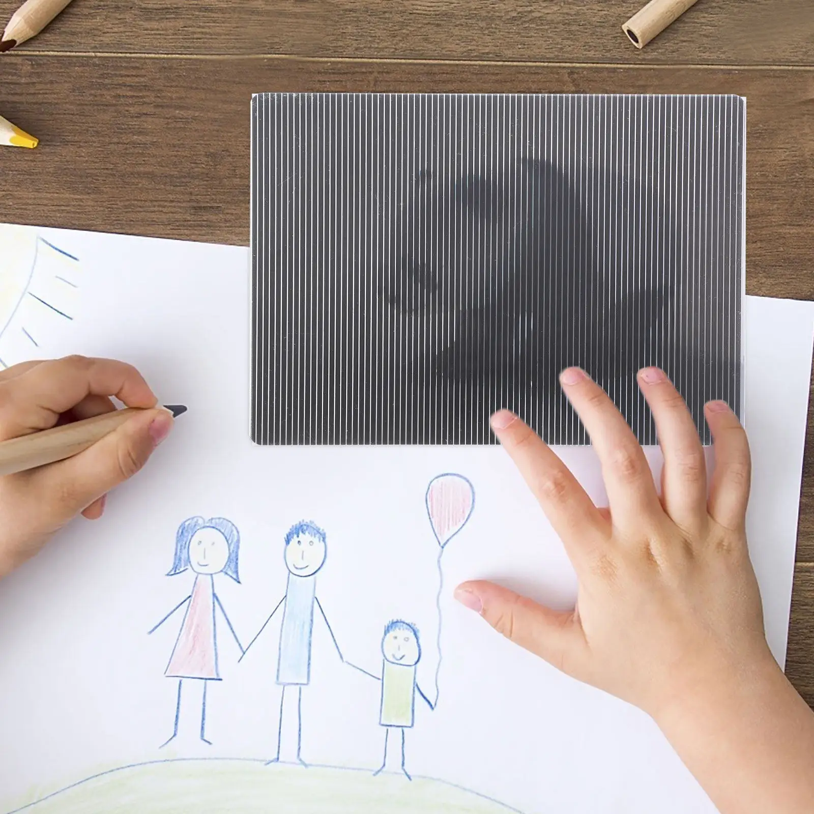 

1Sets Grating Animation Stripe Stem Kit Early Education Science Project Kids DIY Visual Illusion Experiment Stem Kits