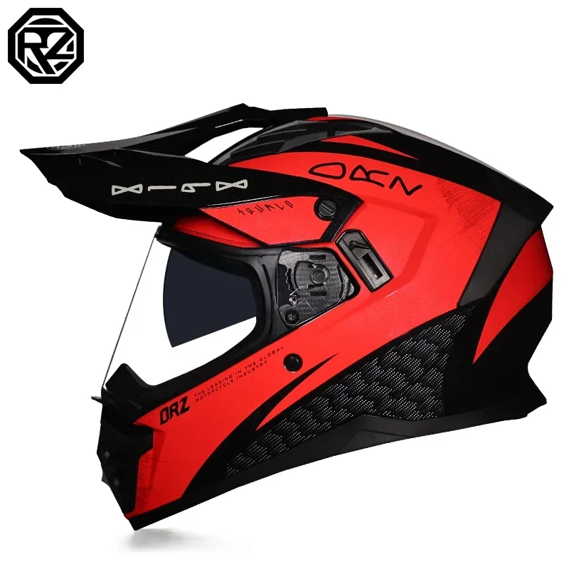 ORZ Off-Road Motorcycle Helmet with Sunshield Moto-Cross Motocross Helmet Racing Moto DOT cascos view 5