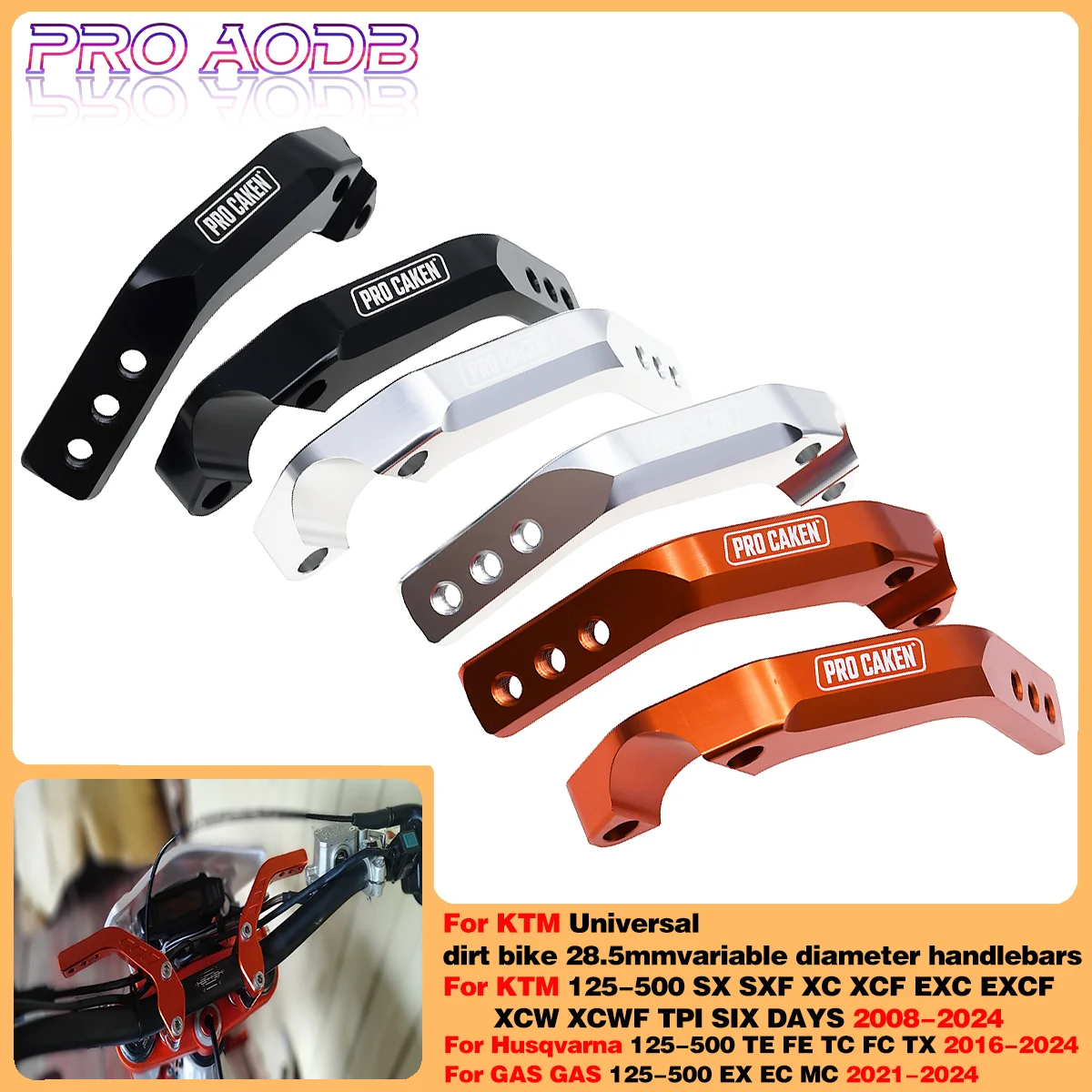 

28mm Hand Guard Handguards Bracket Handlebar Protection Cover For KTM 125 150 200 250 300 350 400 450 500 SXF XCF EXCF XCWF TPI