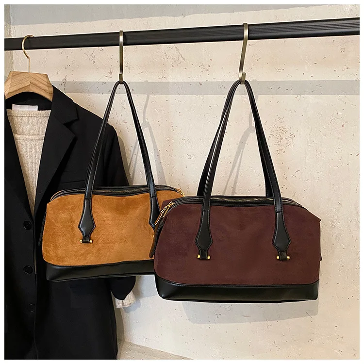 

2025 New Korean Style Underarm Bag for Women Genuine Leather Multi-way Shoulder Crossbody Purse Vintage Chic Large Capacity Tote