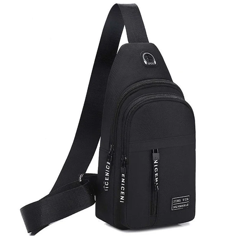 

Men's Shoulder Bags Nylon Chest Bag Multifuncional Crossbody Bags Fashion Sport Travel Sling Bag Messenger