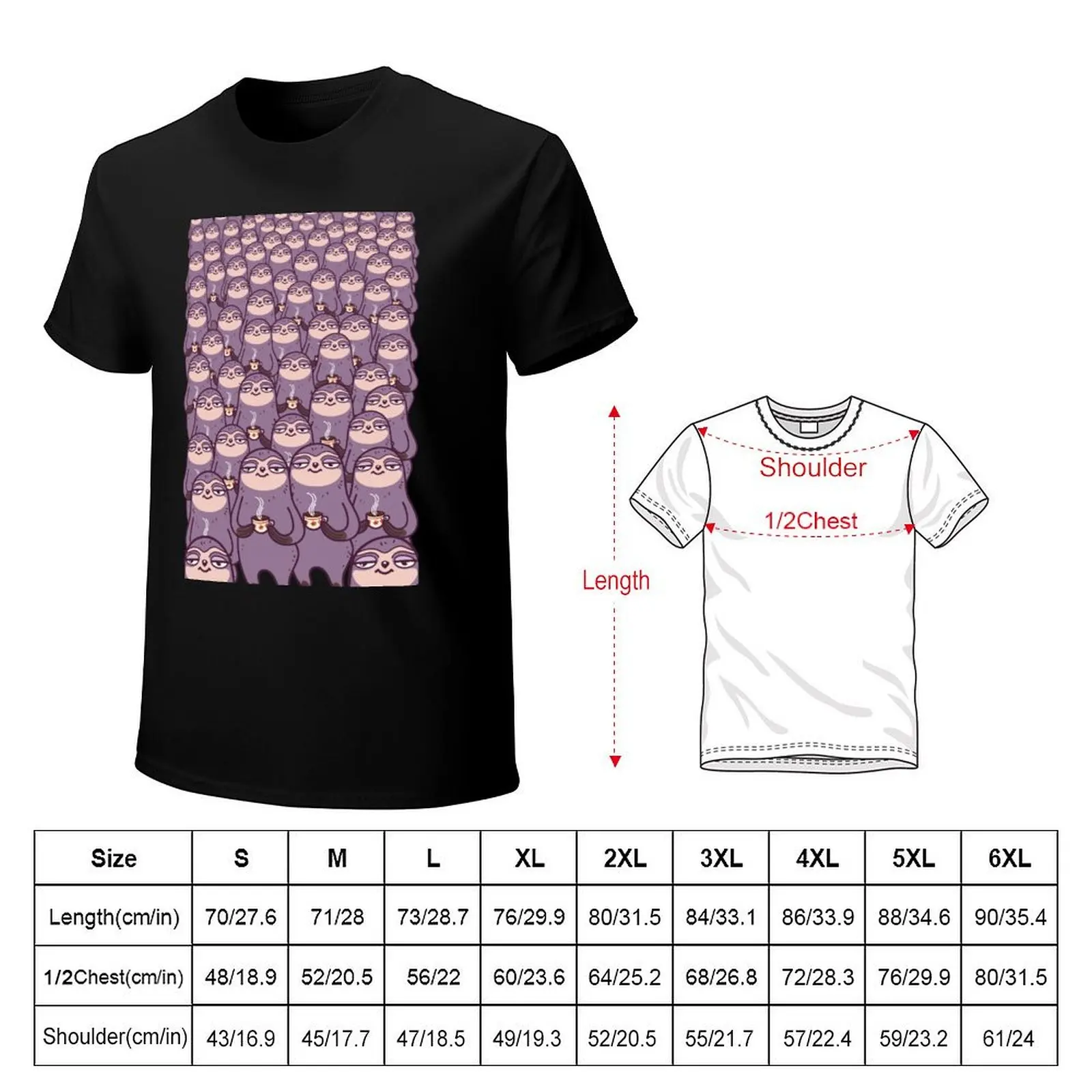 Sloth-tastic! T-Shirt kawaii clothes plain clothing for men