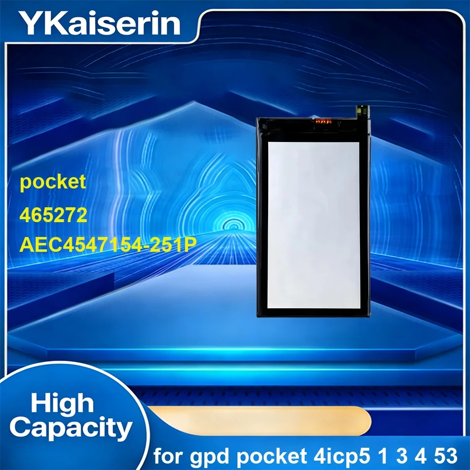 

Tablet Battery High-Efficiency AEC4547154-251P 465272 2906-7000mAh For Gpd Pocket 4icp5 1 3 4 53