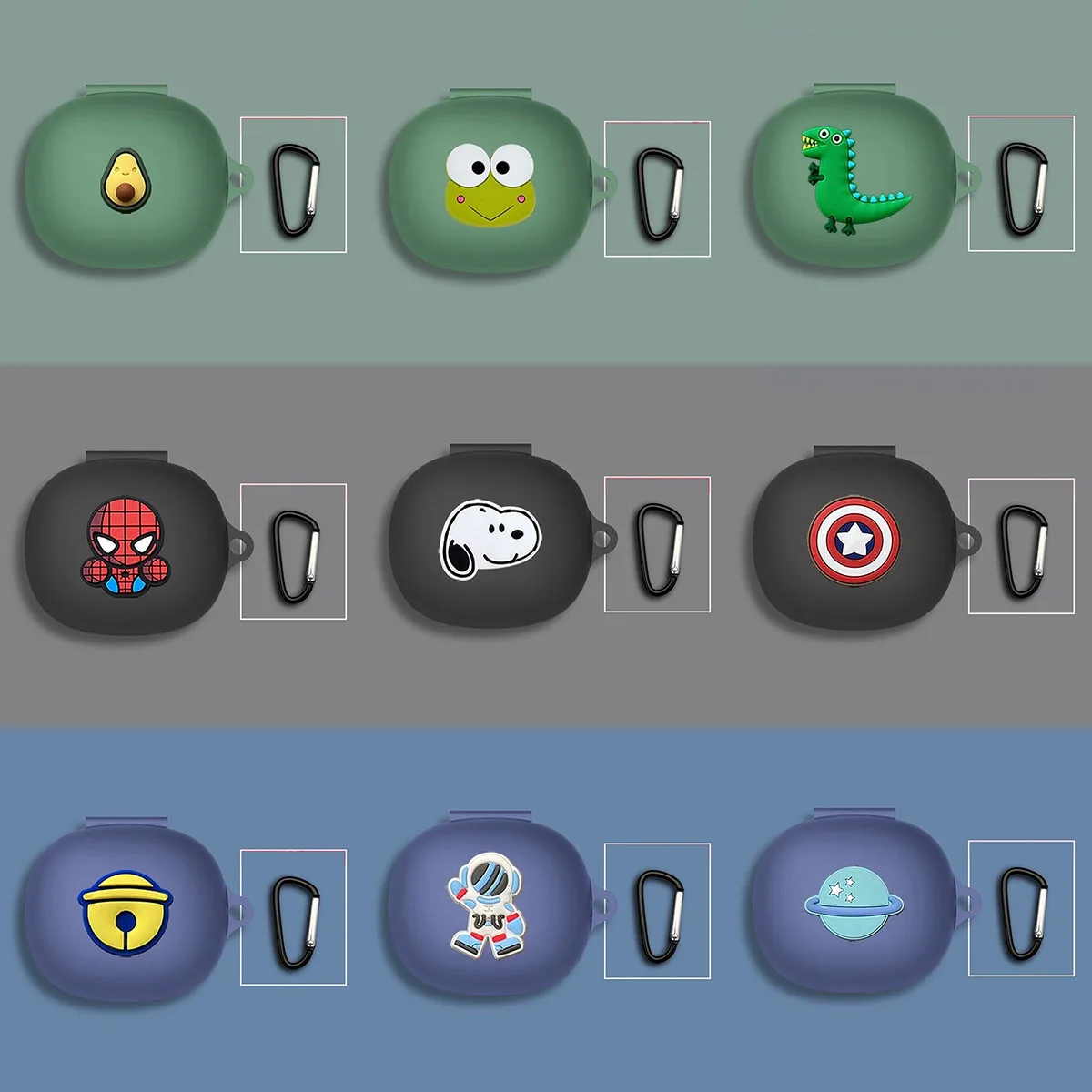 Anker Soundcore Life P3 커버, 만화 실리콘 소프트 쉘, Soundcore Life P3 보호 케이스, 무선 블루투스 이어폰 커버