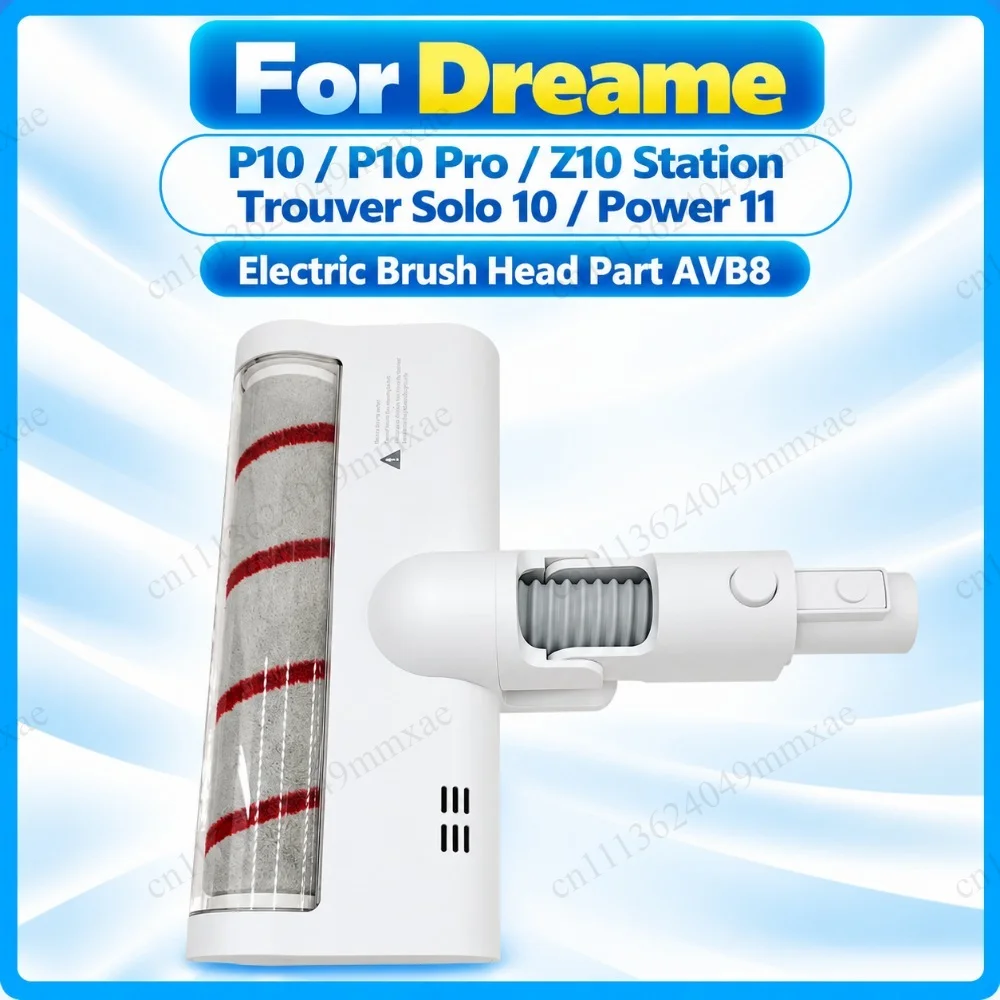 Original Electric Brush Head for Dreame P10/P10 Pro/Z10 Station/Trouver Solo 10/Power 11 Brush Head Part AVB8