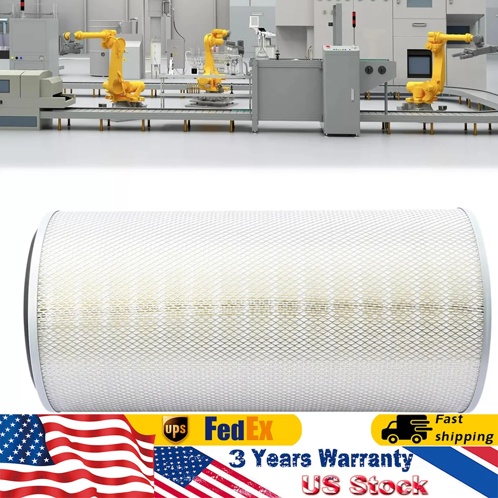 ไส้กรองเครื่องดูดฝุ่น P191151 - 20-40μm, 12.8 นิ้ว × 8.46 นิ้ว × 25.98 นิ้ว เส้นผ่านศูนย์กลางรู 16 มม.