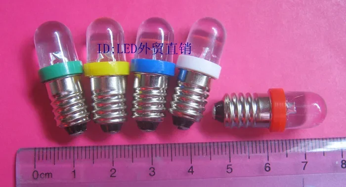 3V, 3.8V, 2.5V, 2V, E10, screw light bulb, LED physics experiment teaching instrument,  small bulb 2025-01