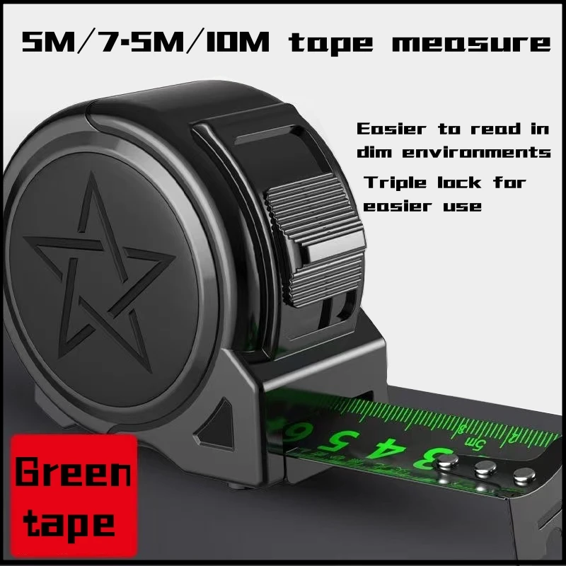 

5M/7.5M/10M tape measure retractable Waterproof Rust proof Wear-resistant Measuring tape Household precision measuring tool