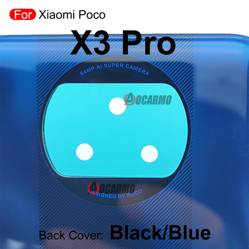 For Xiaomi Poco X3Pro X3 Pro Middle Frame +Side Keys And Back Rear Door Cover  Replacement Parts