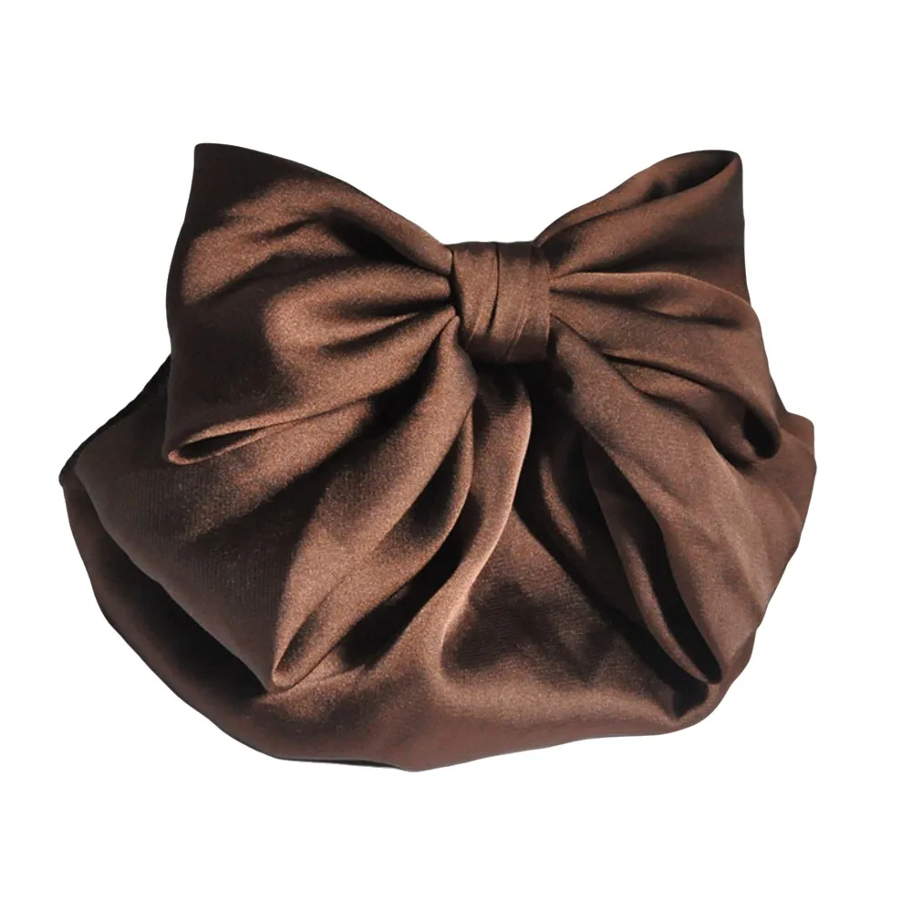 أزياء كبيرة Bowknot الربيع كليب الشريط الكورية نمط الشعر صافي غطاء رئيس زهرة الربيع كليب كعكة سنود السيدات