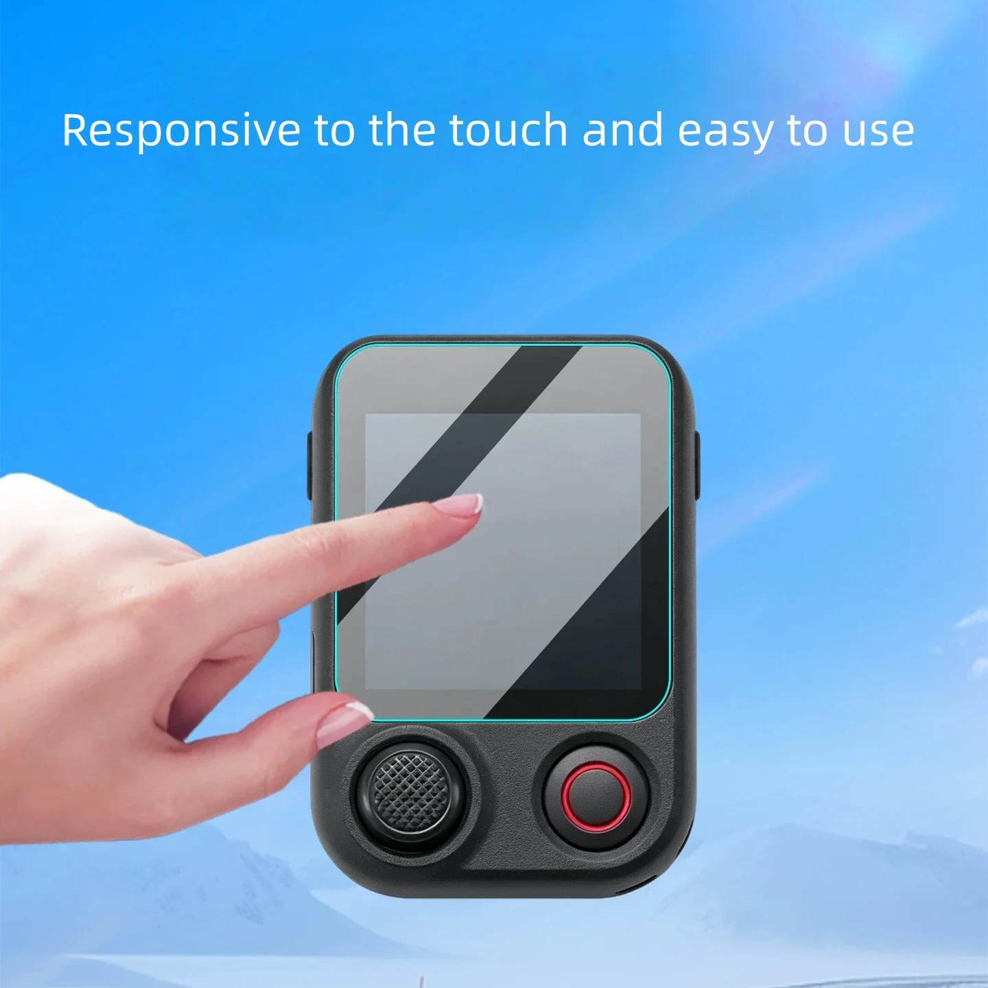 

Tempered Glass Screen Protector for DJI Osmo Mobile 8P, 9H Hardness HD Clear Anti-Scratch Camera Lens Protective Film