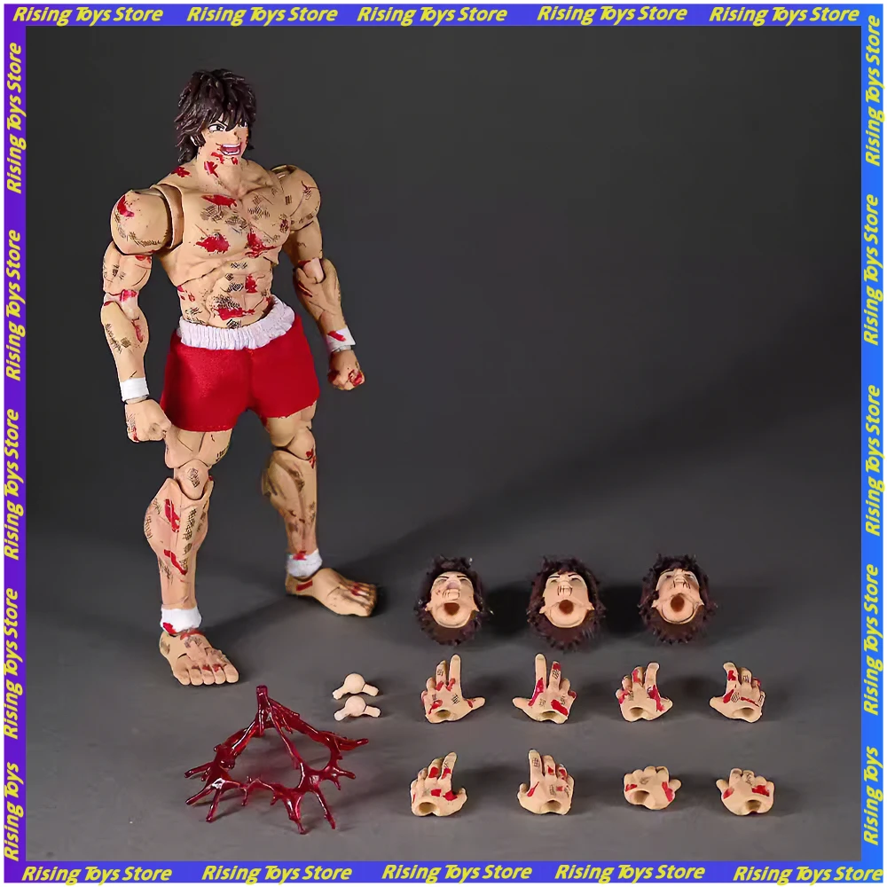 

1/12 Baki Hanma Battle Damaged Version Tournament Arena Limited Edition Action Figure Desktop Decoration Gift Collectible Toy