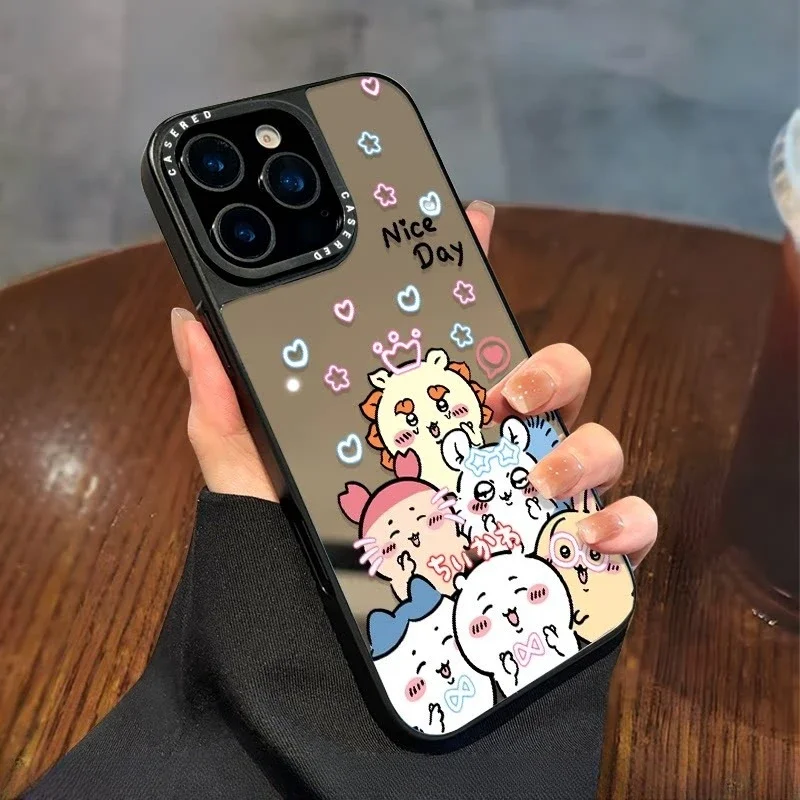 capa-de-telefone-chiikawa-espelhada-para-iphone-17-17air-16-15pro-14plus-cobertura-total-antichoque-antiderrapante-pegada-confortavel-fina-nova