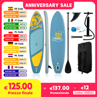 FunWater 350✖87✖15cm Sup Board Inflatable Surfboard Stand Up Paddle Board Inflatable Sup PaddleBoard with Accessories EU Stock