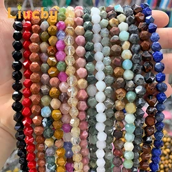 Natural stone Faceted Handmade Beads DIY woman Earrings Bracelet anklet Necklace For Jewelry Making 15