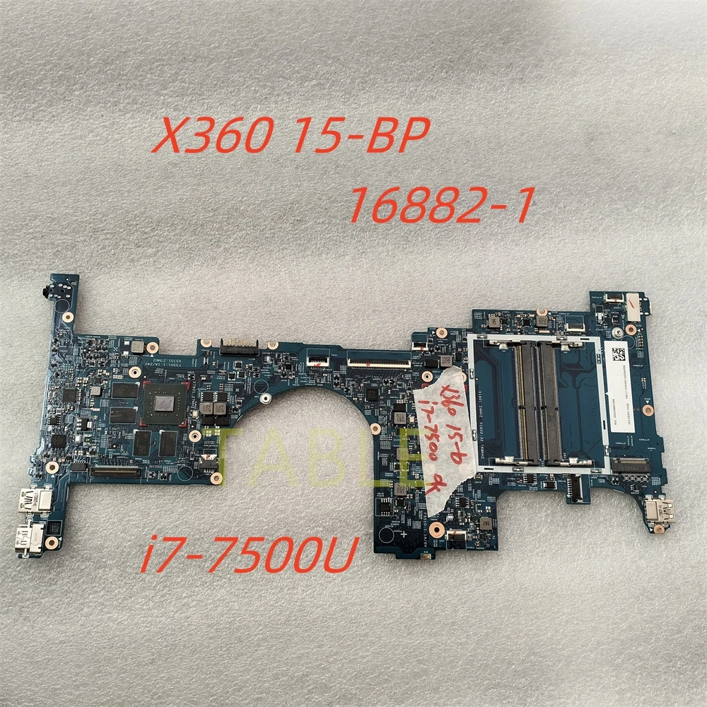 For HP Envy X360 15-BP 15M-BP011DX Motherboard 924308-001 16882-1 448.0BX06.0011 i7-7500U CPU NVIDIA GeForce 940MX Tested