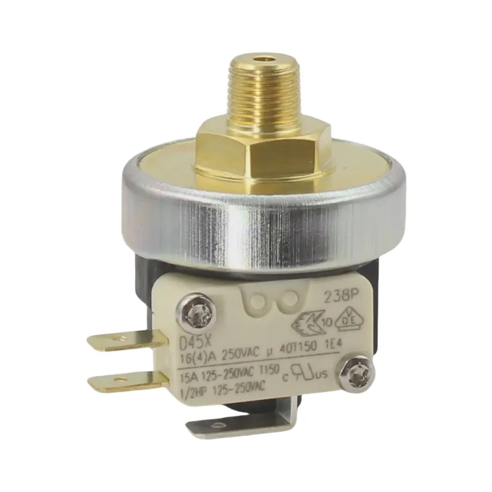 Boiler Electric Heating Pressure Control Switch NPT 1/4 Inch For Steam Generator Engine Spare Parts Home Improvement Tool
