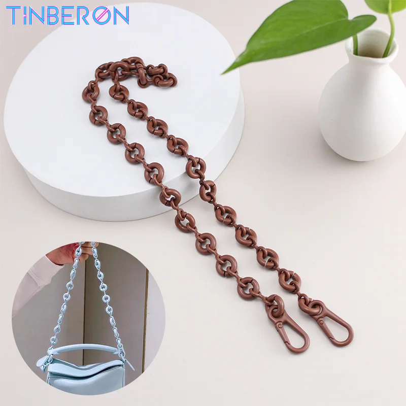 TINBERON Chains Strap Handbag Shoulder Strap Luxury Design Bag Strap Replacement DIY Metal Chain Bag Straps Handbag Accessories