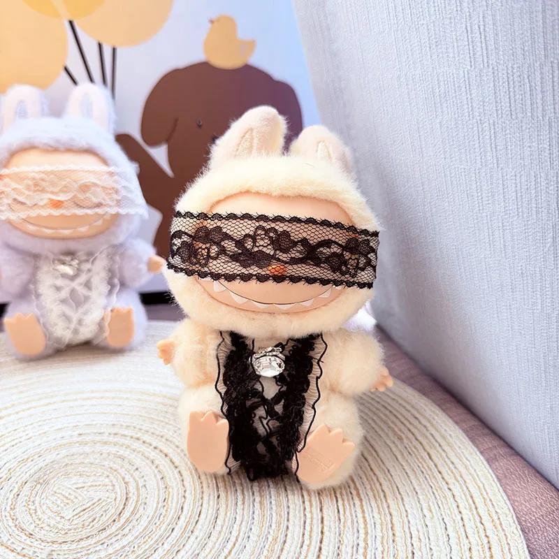 Labubu Doll Clothes Lace Fairy Two Piece Suit Labubu I II Idol Dolls Plush Doll'S Clothes Sitting Party Accessories