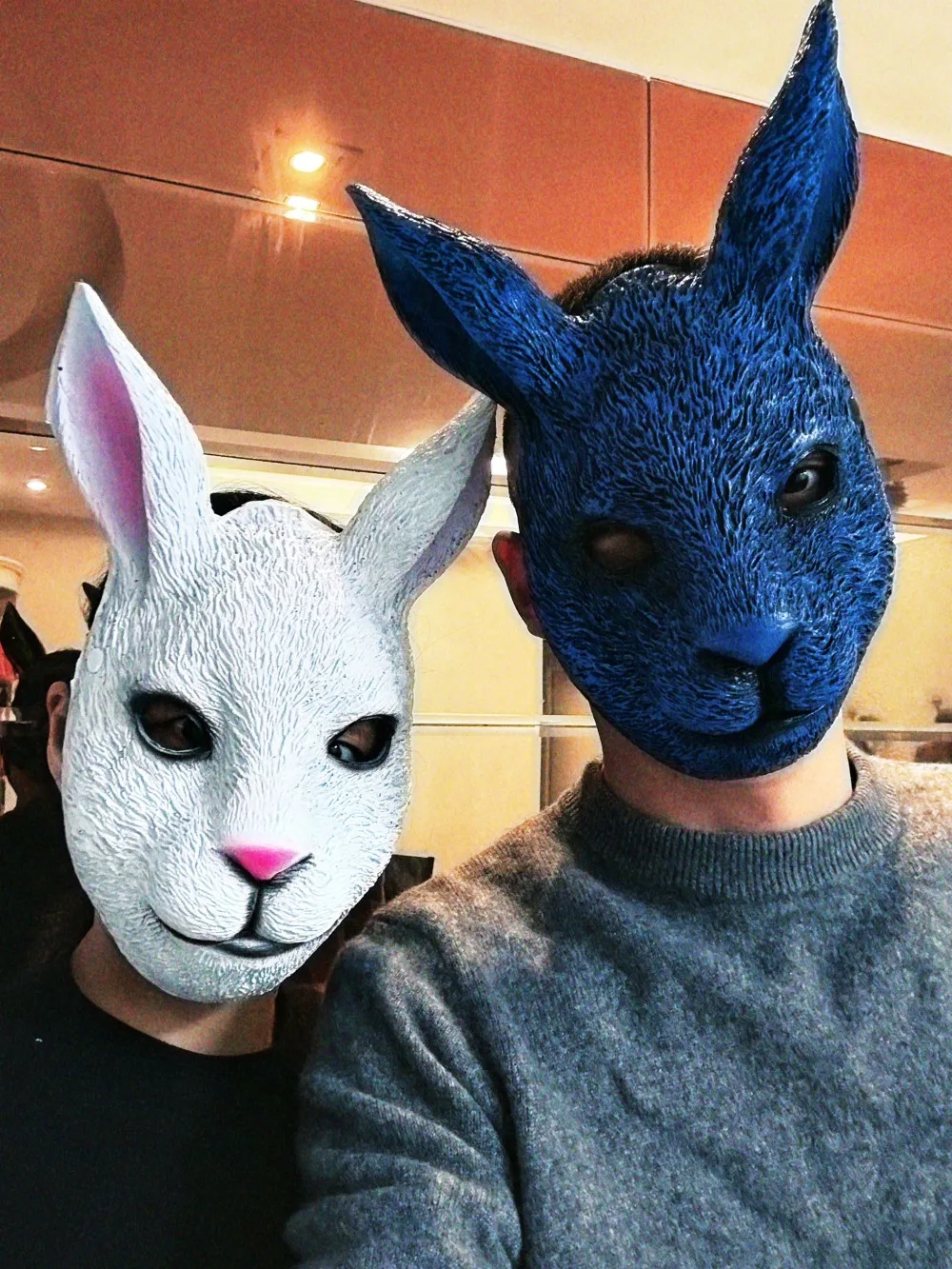 

Bunny Masques Carnaval Mask for Men Women Rabbit Costume Fancy Dress Props Easter Cosplay Ball Venetian Party Mardi Gras Mask