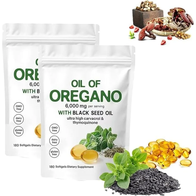 

Oregano Oil Soft Capsules for Moisturize The Intestines Promote Digestion Bowel Movements Relieve Pain Anti-inflammatory Repair