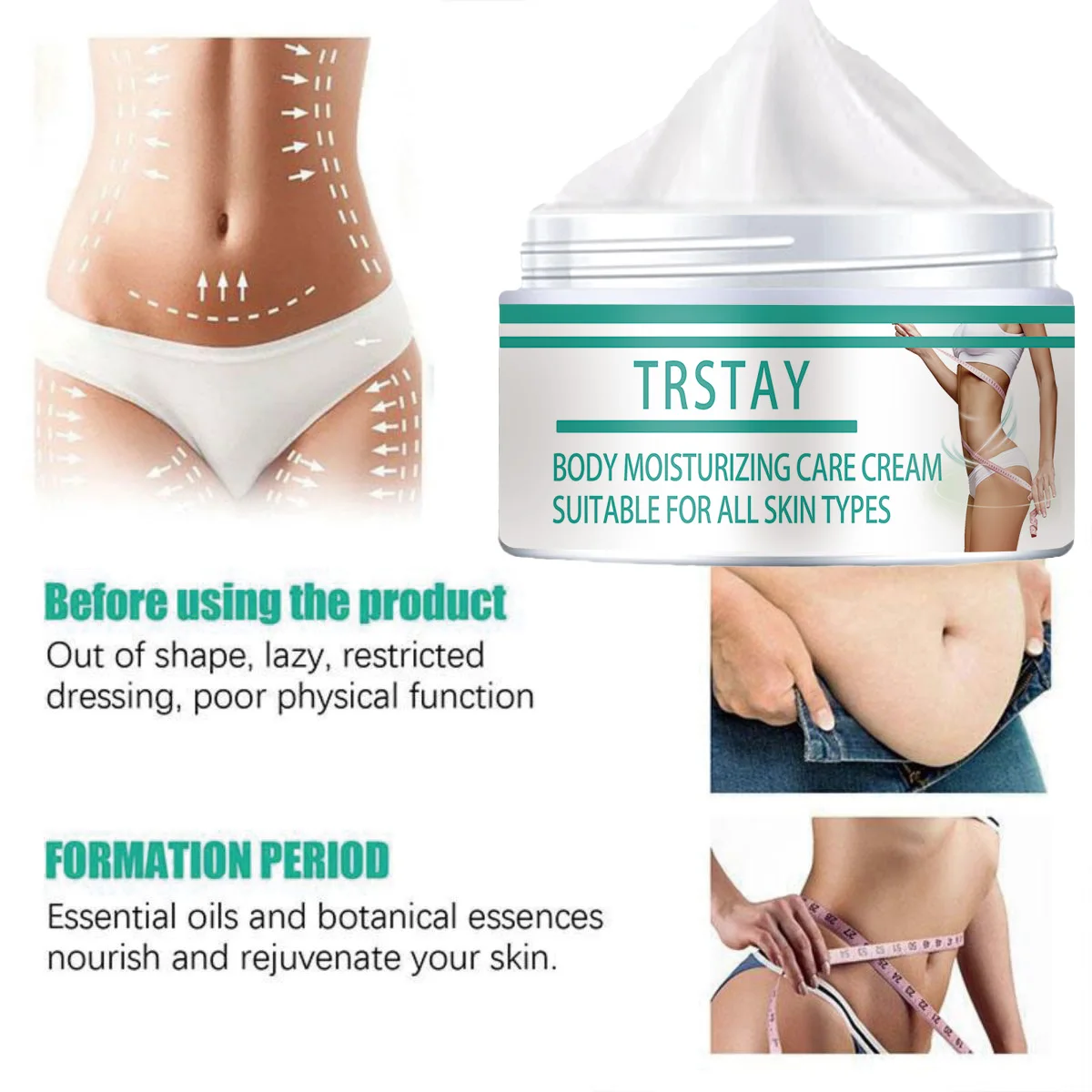 Ginger Slimming Cream Fast Weight Loss Removal Leg Waist Cellulite Fat Burning Massage Cream Whitening Lifting Body Care - Image 2