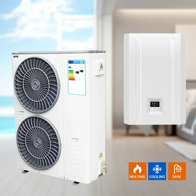 

Professional Manufacturer YESNCER 10kw 16kw dc inverter split r32 r290 air source heat pump water heater for heating and cooling