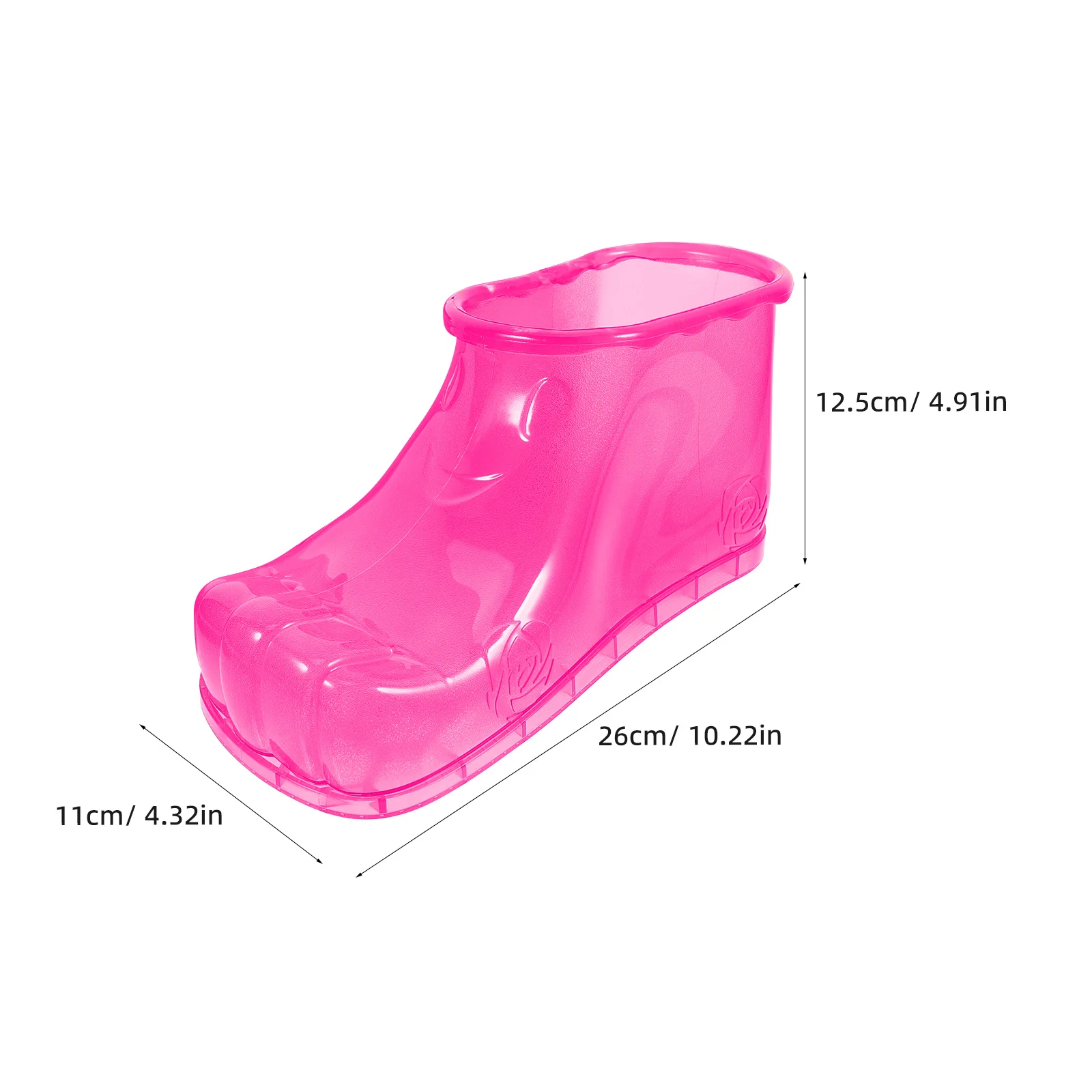 1 par de zapatos para baño de pies, botas portátiles para remojar los pies, bañera de masaje relajante, uso familiar en casa, remojo de pies de Pvc