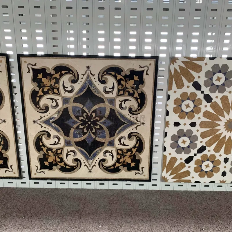 Factory Price Floral Design Natural Marble Medallion for Floor Custom Waterjet MarbleTiles Mosaic Hotel Lobby Floor Tiles