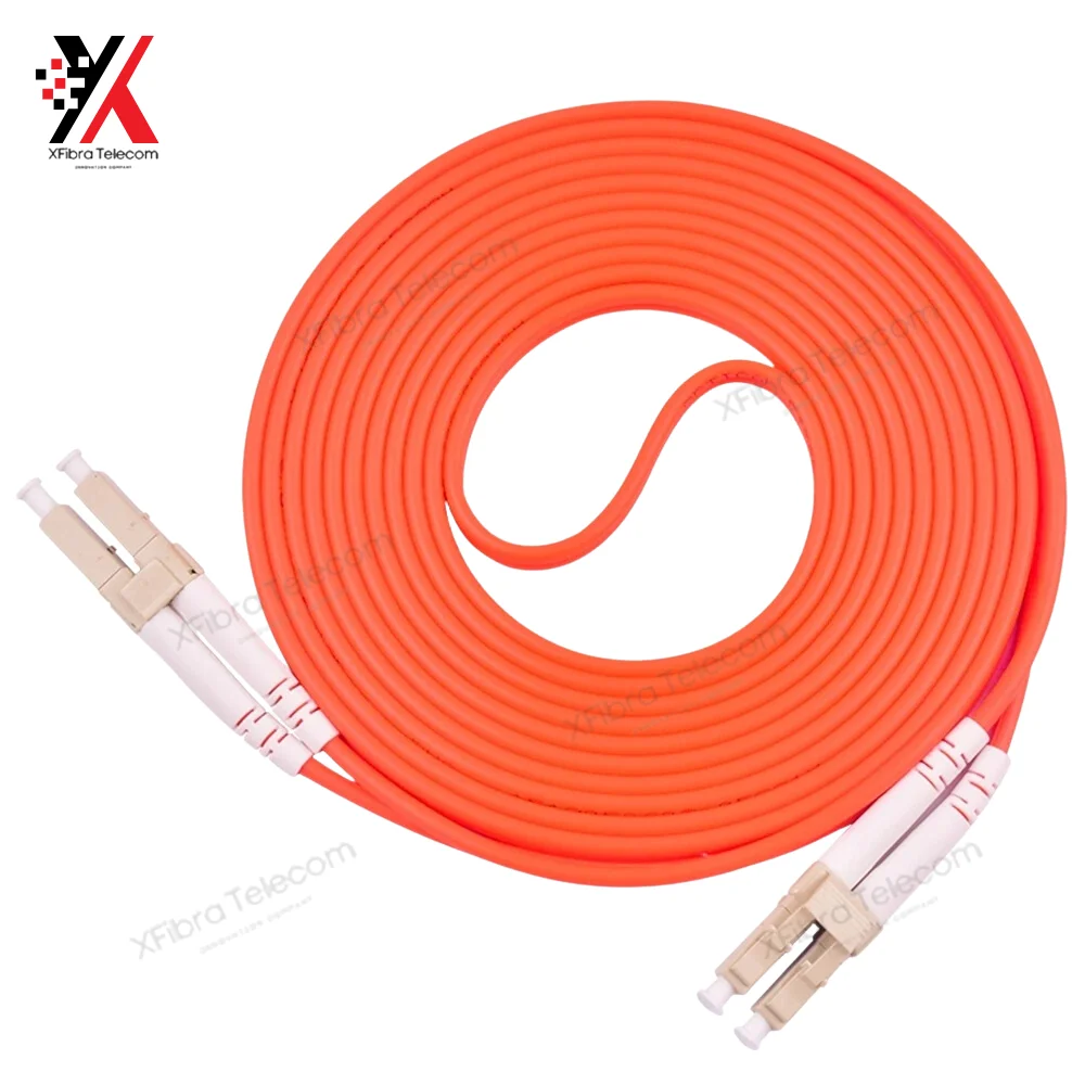 

LC/UPC-LC/UPC Duplex Multimode Fiber Optic Patch Cord 2.5mm 125 OM1 Length 1 m, 2m, 3M, 5m, 10m