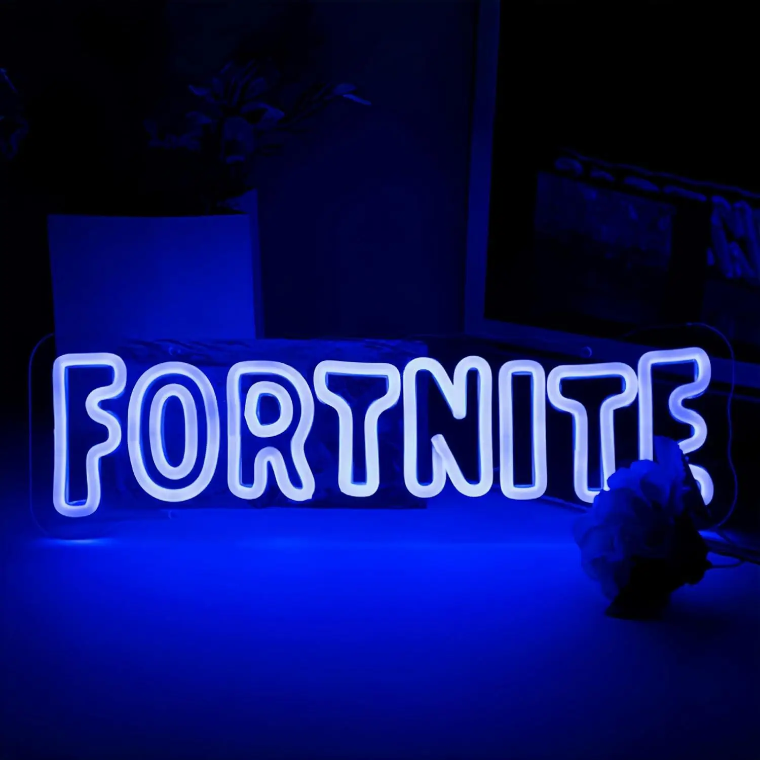 

Fortnite Neon Sign LED Wall Decor for Gaming Room USB Powered Light for Teen Boys Game Fans Bedroom Home Bar Art Decoration Gift