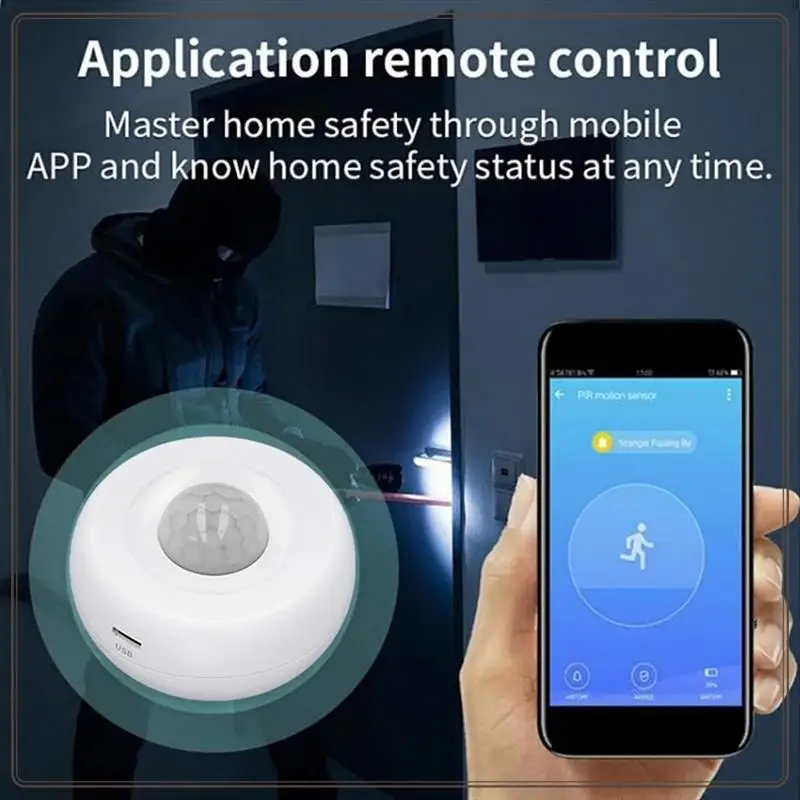 

Надежный интеллектуальный инфракрасный мониторинг Tuya Zigbee Инфракрасный детектор PIR Инфракрасный детектор PIR, интеллектуальный инфракрасный мониторинг Tuya Zigbee
