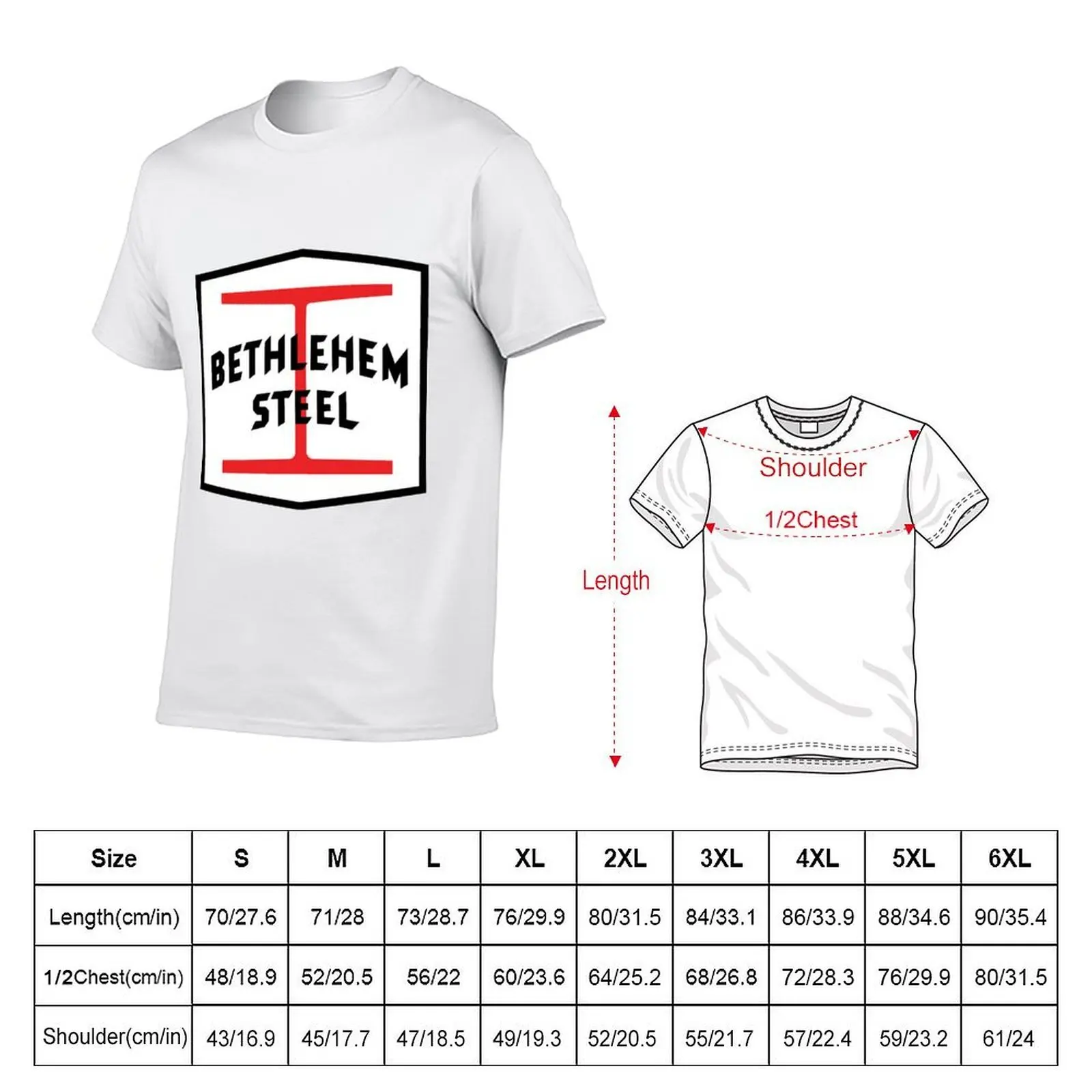 Bethlehem Steel T-Shirt plain shirts graphic tees mens shirts graphic tee